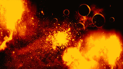 Wall Mural - nebula and galaxy./ universe filled with stars.