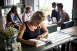 © Rawpixel.com - Closeup of caucasian woman sitting reading book