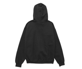 Wall Mural - blank hoodie sweatshirt color black back view