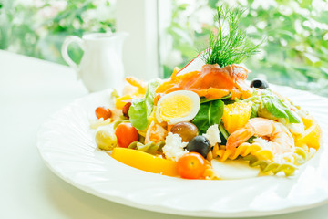 Wall Mural - Mixed seafood salad