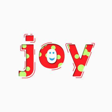 Colorful Words Joy
