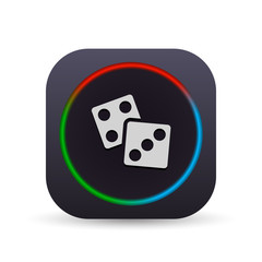 Dark MultiColor Web Button