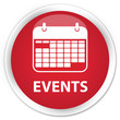 Events (calendar icon) premium red round button