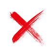 X.Grunge letter X cross sign - stock vector.
