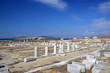 roman ruins on Delos island, Greece