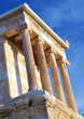 Athens, Acropolis detail of Roman temple with columns
