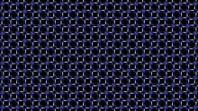 Blue Bars With Small Flowers On The Black Background. Geometric Textile Seamless Pattern. Fractal Graphics