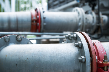 Water Pipeline in Water Treatment Plant