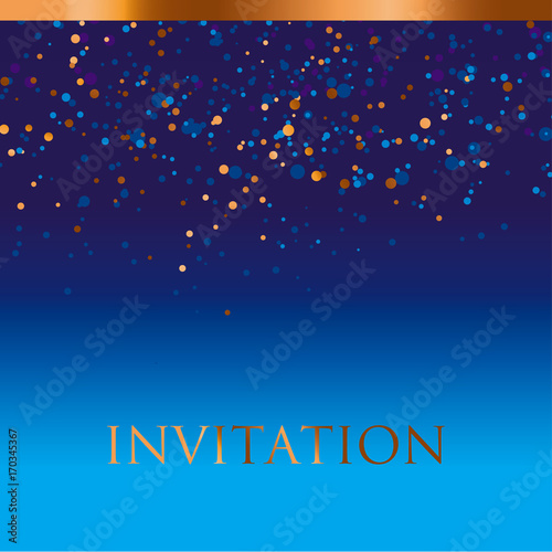 new year gold and blue star...