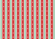 Vector Abstract Christmas, Vintage Background, Stars And Stripes