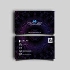 purple Business card