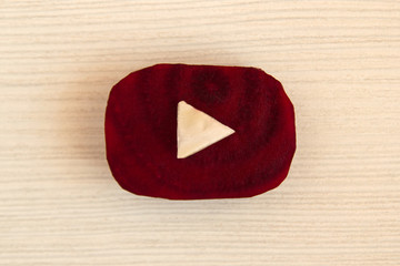 The pieces of beetroot and cabbage on the white wooden background, top view.