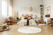 © Photographee.eu - White rug in bedroom