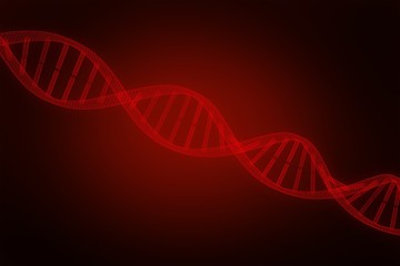 Poster - Composite image of 3d image of dna 
