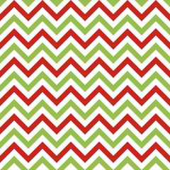 Wall Mural - christmas chevron vector seamless pattern