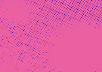 Wall Mural - pink abstract halftone pattern old style background. comic book pop art page dotted template. easy t