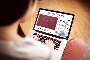 Poster - Composite image of composite image of full-time courses