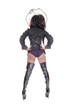 © 80Feierabend - Sexy African woman in corset from the back
