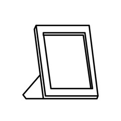 Wall Mural - Blank picture frame icon vector illustration graphic design