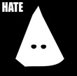 kkk hood representing hate and racism