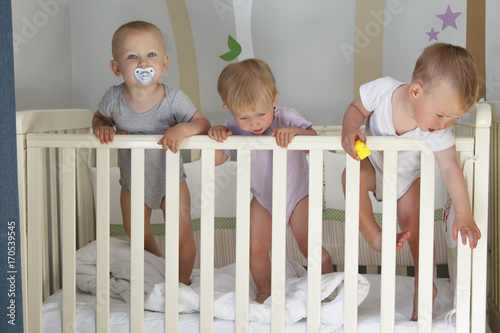 cribs for triplets babies