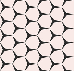 Triangular mesh pattern, vector monochrome texture with triangles, hexagons