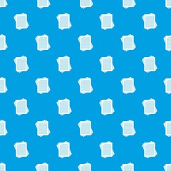 Poster - Vintage lined papers pattern seamless blue