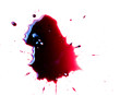 © kurapy - drop of blood on white background