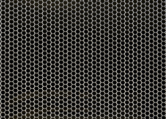 Close up of front server computer grill