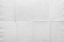 Empty Sheet Of Paper Folded In Eight, Texture Background