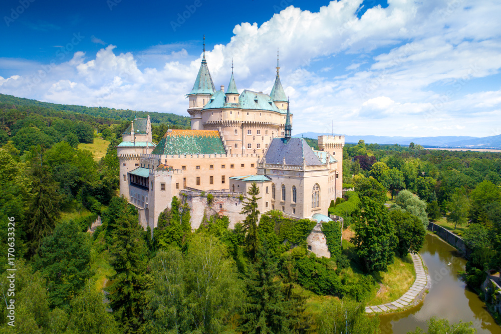 Obraz na płótnie Bojnice Castle in Slovakia w salonie
