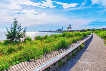 Wall Mural - Tamsui seaside path