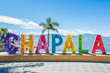 Colorful Chapala town sign