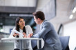 © ReeldealHD images - Colleagues in an informal business meeting using a digital tablet