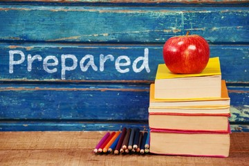 Poster - Composite image of prepared text on white background