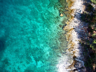 Wall Mural - Top View of Rocks