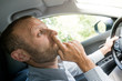 Nose picking while driving, funny transportation concepts
