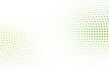 Poster - Light Green, Yellow vector banner set of circles, spheres.