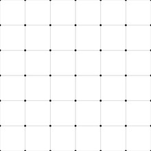 Abstract Seamless Pattern Background. Regular Linear Grid Of Solid Lines With Dots In The Cross Points. Vector Illustration.