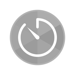 Canvas Print - Kreis Icon - Timer