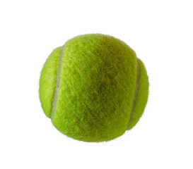 Wall Mural - New tennis ball  isolated