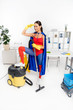 © LIGHTFIELD STUDIOS - superhero with vacuum cleaner