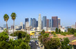 Los Angeles, California, USA downtown cityscape at sunny day