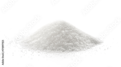 Cuadros en Lienzo Sugar isolated on white background