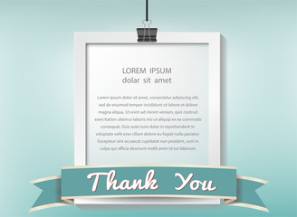 Leinwandbilder - paper retro photo frame vector design