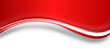 Welle Band Banner Hintergrund Rot Weiß Wellen Textfreiraum 