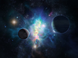 Wall Mural - alien worlds