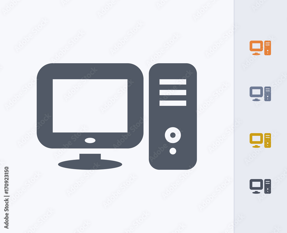Desktop Computer - Carbon Icons. A professional, pixel-perfect icon ...