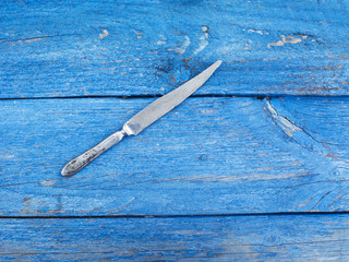 old sharpened table knife