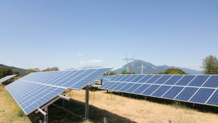 Wall Mural - photavoltaic panels solar park energy